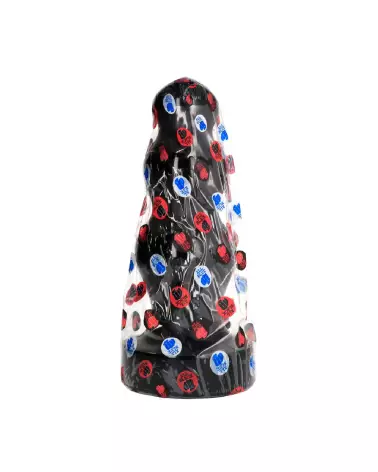 Dildo XXL All Black 38 cm pour sensations intenses-2