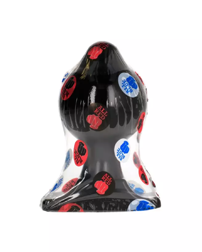 Butt Plug XXL All Black 7 pouces 17.5 cm grande taille plug anal sécurisé-2