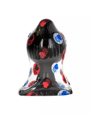 Butt Plug XXL All Black 7 pouces 17.5 cm grande taille plug anal sécurisé-3