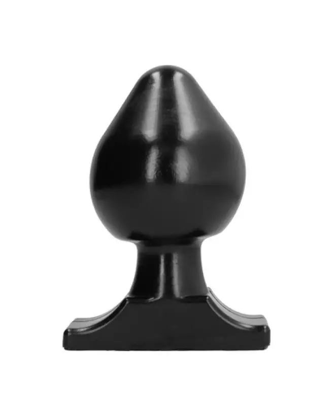 Butt Plug XXL All Black en action, jouet anal grande taille pour plaisir intense-1