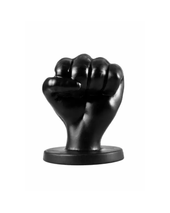 Dildo XXL All Black Fist 16.5 cm en Silicone Réaliste-1
