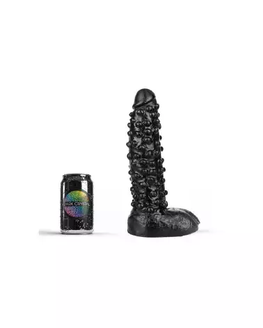 Image du dildo XXL All Black pour sensations fortes et expériences intenses-2