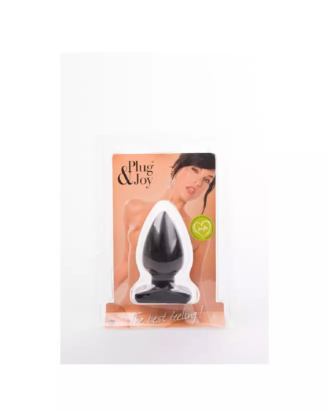 Image Buttplug and Joy taille M noir par All Black, jouet anal XXL de luxe-2