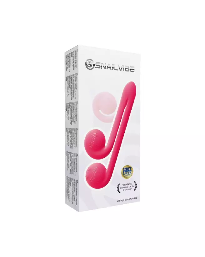 Snail Vibe Pink Flexible Rabbit Vibrator High-Quality Silicone-2