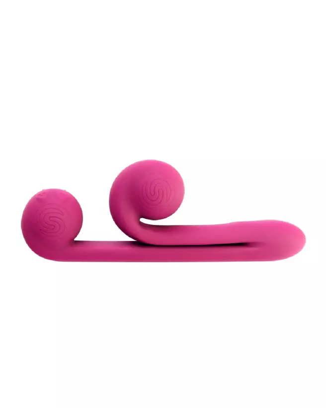 Snail Vibe Pink Flexible Rabbit Vibrator High-Quality Silicone-3