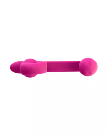 Snail Vibe Pink Flexible Rabbit Vibrator High-Quality Silicone-4