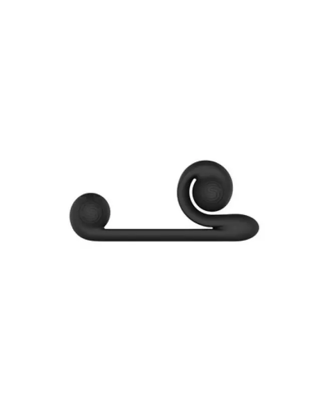 Snail Vibe Flexible Black Rabbit Vibrator Image-1