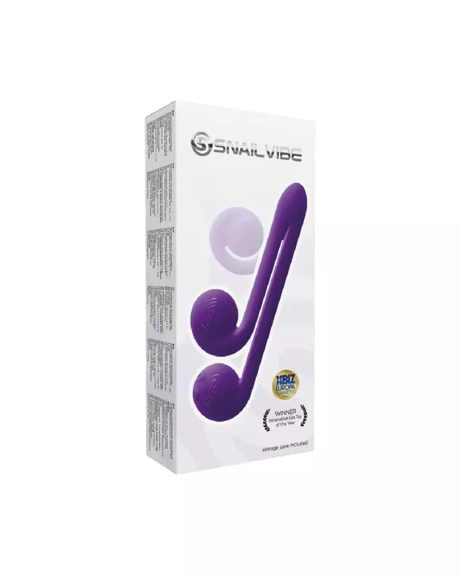 Snail Vibe Flexible Purple Rabbit Vibrator for Enhanced Personal Pleasure-2