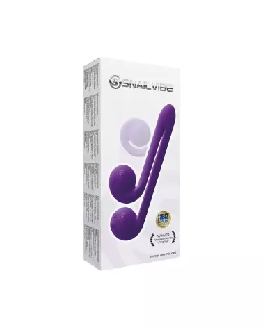Snail Vibe Flexible Purple Rabbit Vibrator for Enhanced Personal Pleasure-2