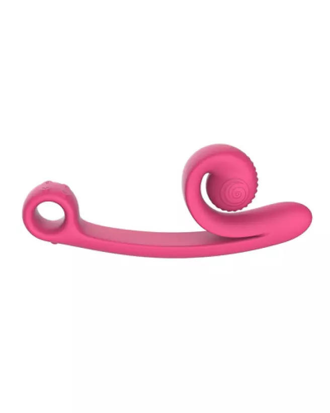 Snail Vibe Curve Vibrator Pink pour stimulation du point G et clitoris-1