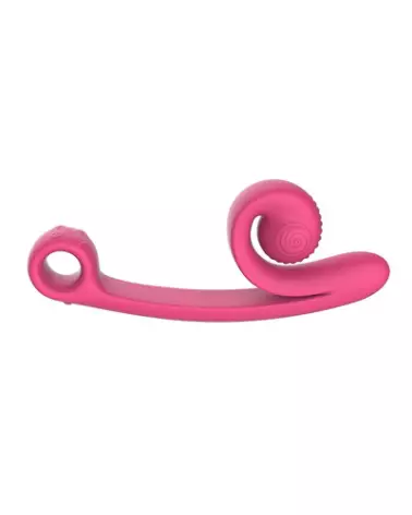Snail Vibe Curve Vibrator Pink pour stimulation du point G et clitoris-1