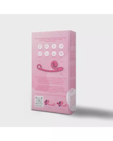 Snail Vibe Curve Vibrator Pink pour stimulation du point G et clitoris-3