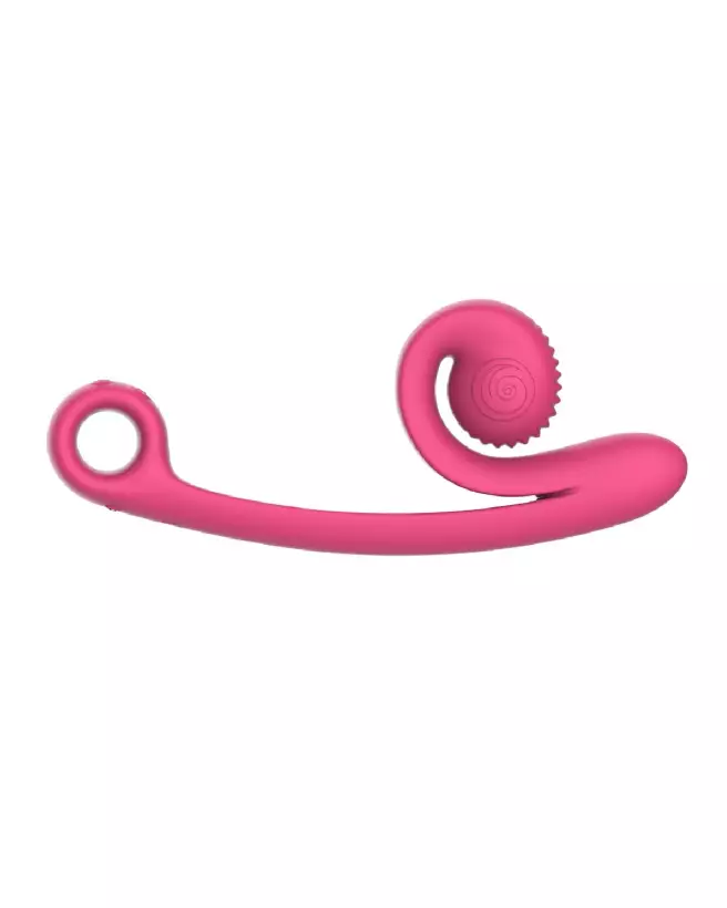 Snail Vibe Curve Vibrator Pink pour stimulation du point G et clitoris-4