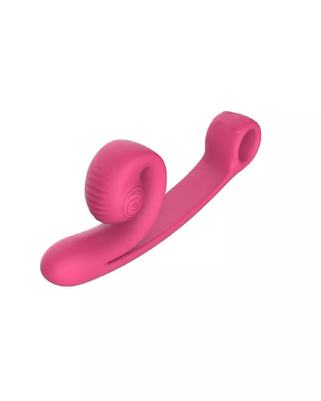 Snail Vibe Curve Vibrator Pink pour stimulation du point G et clitoris-5
