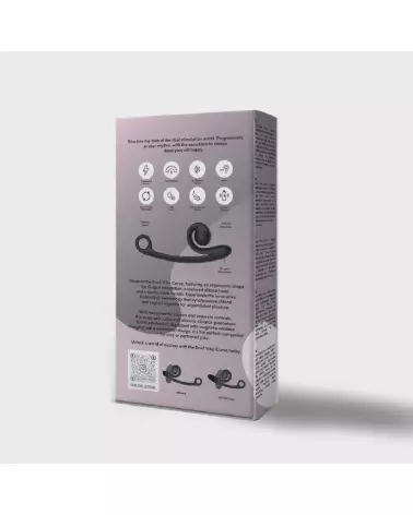 Snail Vibe Curve Vibrator Black - Rabbit luxueux et ergonomique pour plaisir intense-3