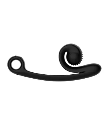 Snail Vibe Curve Vibrator Black - Rabbit luxueux et ergonomique pour plaisir intense-4