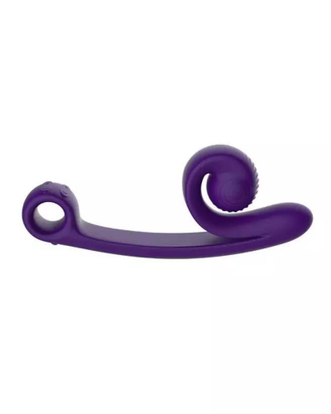 Image du Snail Vibe Curve Vibrator Purple, vibromasseur double stimulation de haute qualité-1