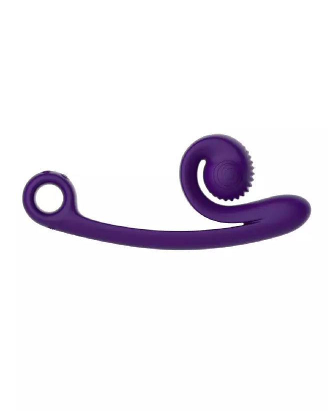 Image du Snail Vibe Curve Vibrator Purple, vibromasseur double stimulation de haute qualité-4