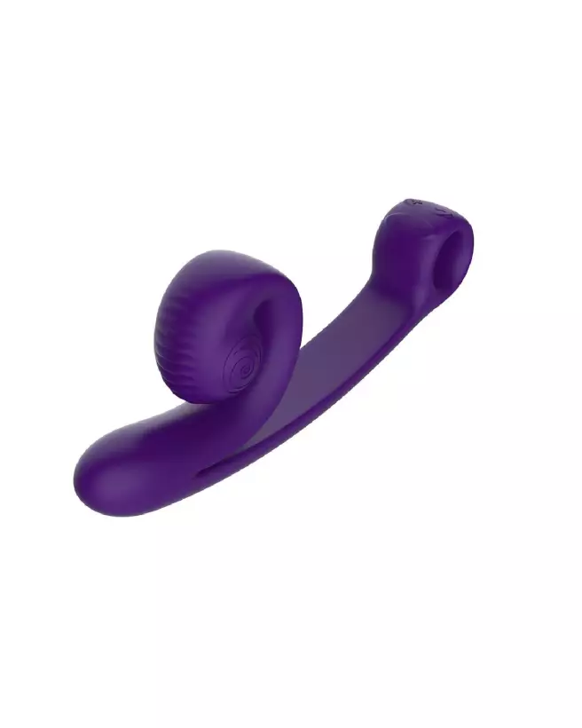 Image du Snail Vibe Curve Vibrator Purple, vibromasseur double stimulation de haute qualité-5