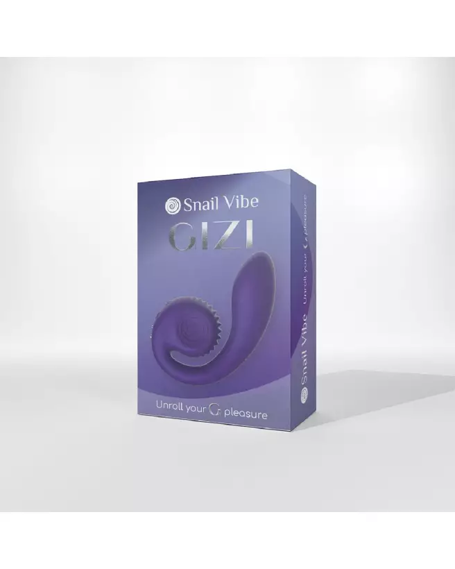 Image du Snail Vibe Gizi Vibrator Purple, vibrateur rabbit haut de gamme-2