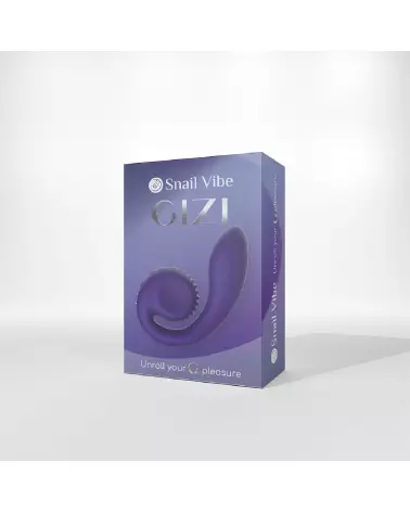 Image du Snail Vibe Gizi Vibrator Purple, vibrateur rabbit haut de gamme-2