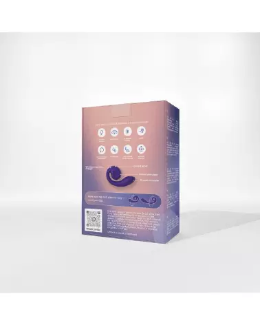 Image du Snail Vibe Gizi Vibrator Purple, vibrateur rabbit haut de gamme-3