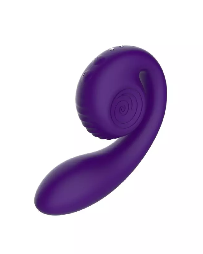 Image du Snail Vibe Gizi Vibrator Purple, vibrateur rabbit haut de gamme-4