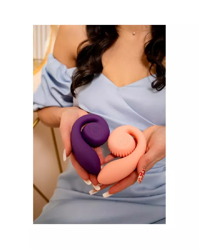 Image du Snail Vibe Gizi Vibrator Purple, vibrateur rabbit haut de gamme-7