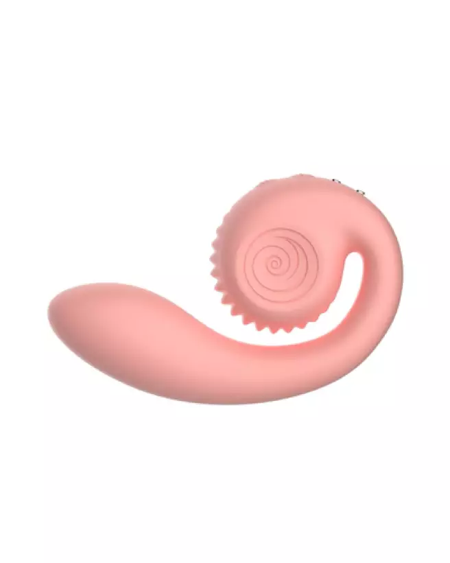 Snail Vibe Gizi Vibrator Peachy Pink haute qualité, vibrateur Rabbit ergonomique, stimulation intense-1