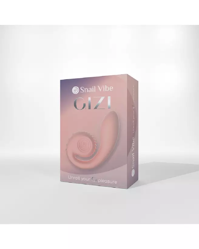 Snail Vibe Gizi Vibrator Peachy Pink haute qualité, vibrateur Rabbit ergonomique, stimulation intense-2