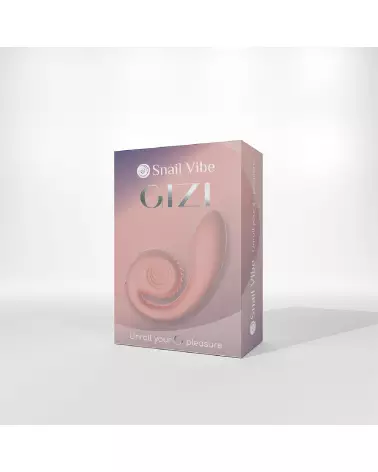 Snail Vibe Gizi Vibrator Peachy Pink haute qualité, vibrateur Rabbit ergonomique, stimulation intense-2