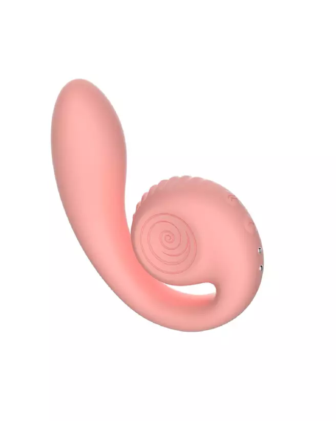 Snail Vibe Gizi Vibrator Peachy Pink haute qualité, vibrateur Rabbit ergonomique, stimulation intense-5