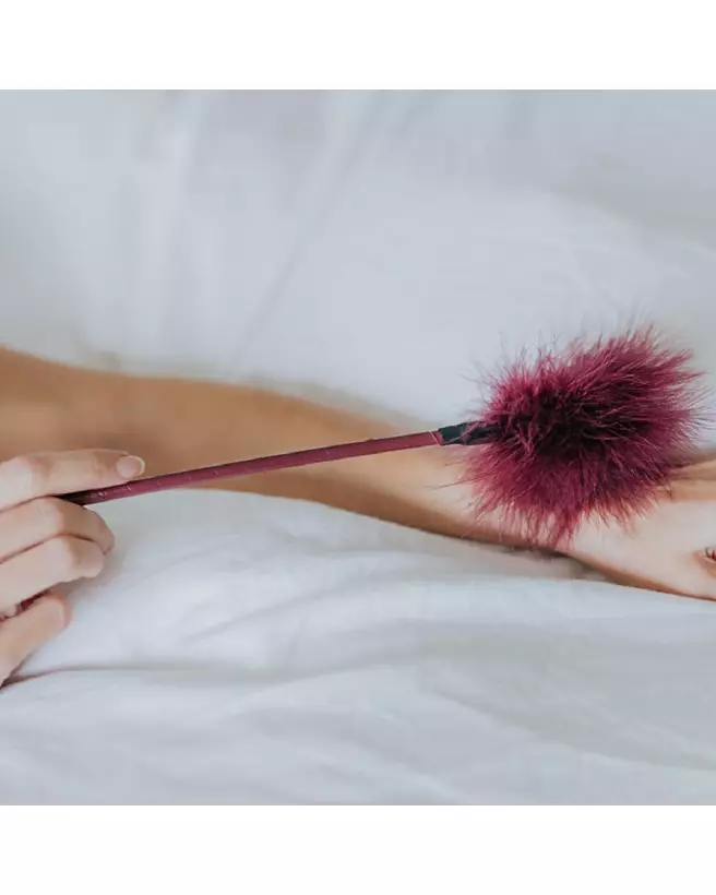 Feather Tool Purple My Own Filo pour jeux sensuels avec martinets et cravaches-3