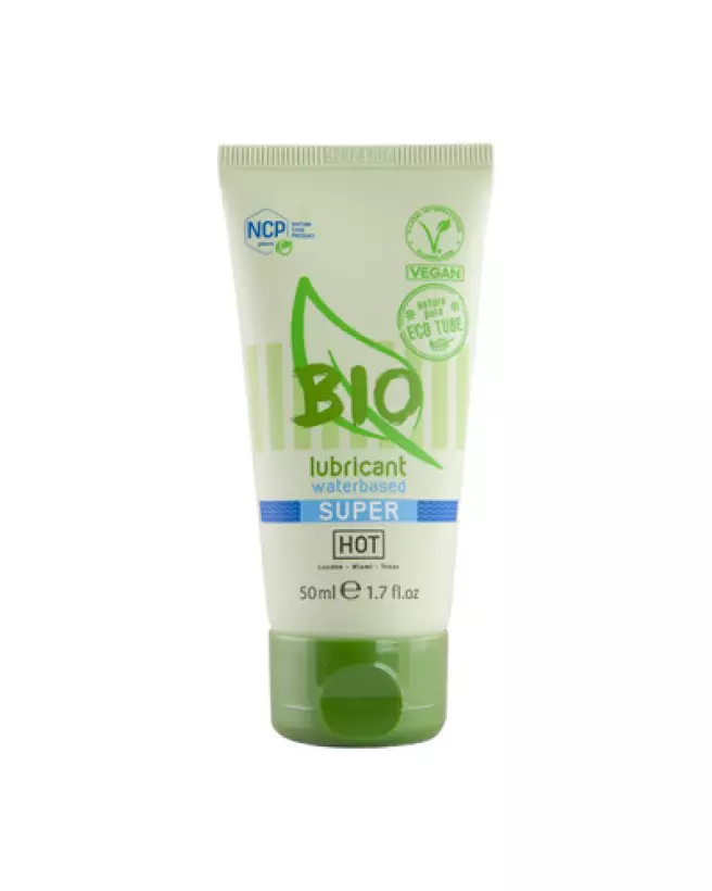 Image du lubrifiant Superglide 50 ml de HOT, à base d'eau et bio-1