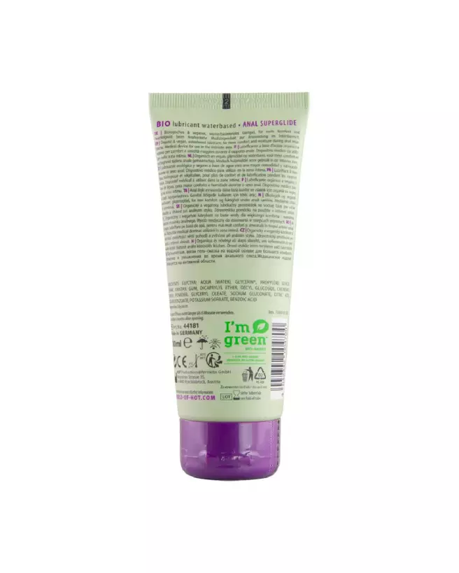 Lubrifiant anal bio Superglide HOT à base d'eau, idéal pour peaux sensibles-2