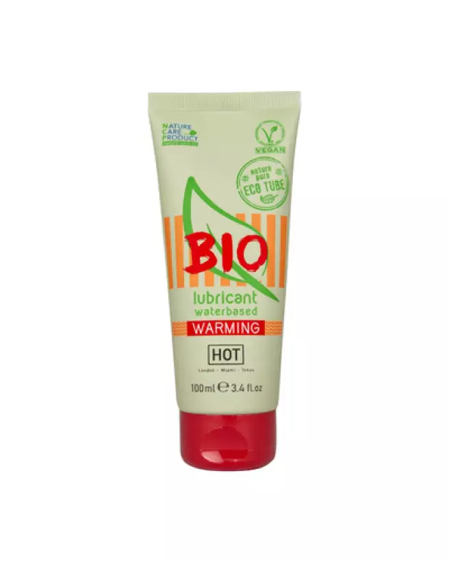 Lubrifiant bio chauffant HOT 100ml sensation naturelle douceur peaux sensibles-1