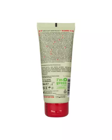 Lubrifiant bio chauffant HOT 100ml sensation naturelle douceur peaux sensibles-2