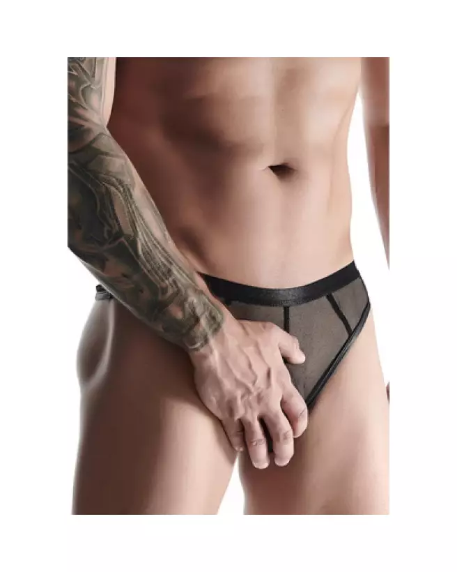 Thong en maille élastique Regnes Fetish Planet pour homme-1