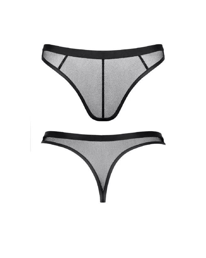 Thong en maille élastique Regnes Fetish Planet pour homme-5
