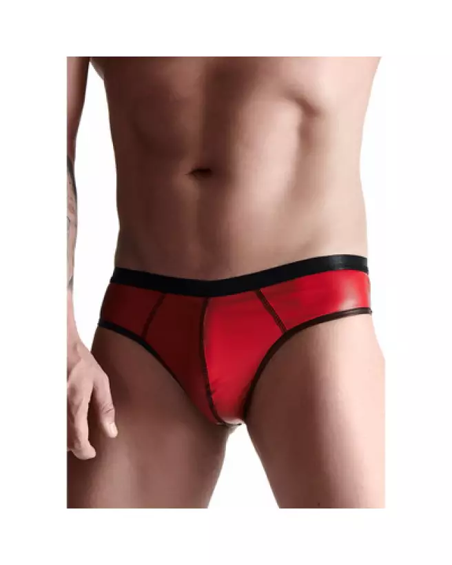 Regnes Fetish Planet Wetlook Brazilian Style Briefs XXL for Men-1