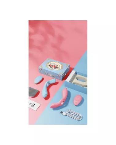 Jessica Set Rouge Pink de Zalo pour couples, sextoy élégant et discret-4