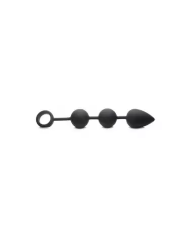 Perles anales pondérées XR Brands pour plaisir anal intensifié-1