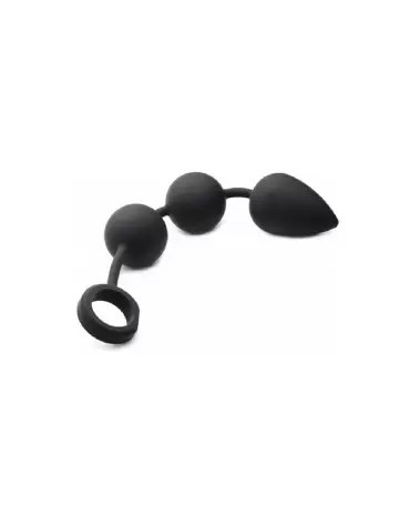 Perles anales pondérées XR Brands pour plaisir anal intensifié-4
