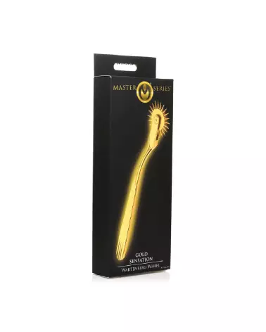 Roulette Wartenberg Gold Sensation XR Brands en or pour stimulation sensorielle-2