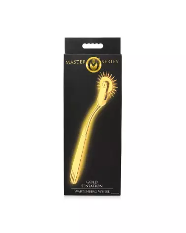 Roulette Wartenberg Gold Sensation XR Brands en or pour stimulation sensorielle-3