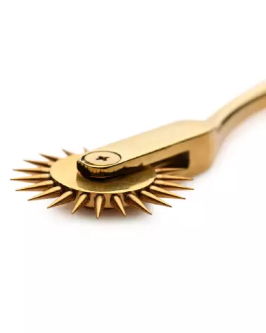 Roulette Wartenberg Gold Sensation XR Brands en or pour stimulation sensorielle-5