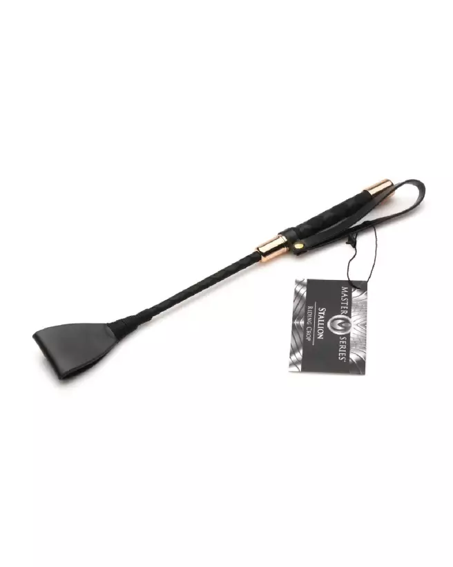 Cravache de dressage XR Brands 30 cm pour sessions de contrôle et domination en BDSM-2