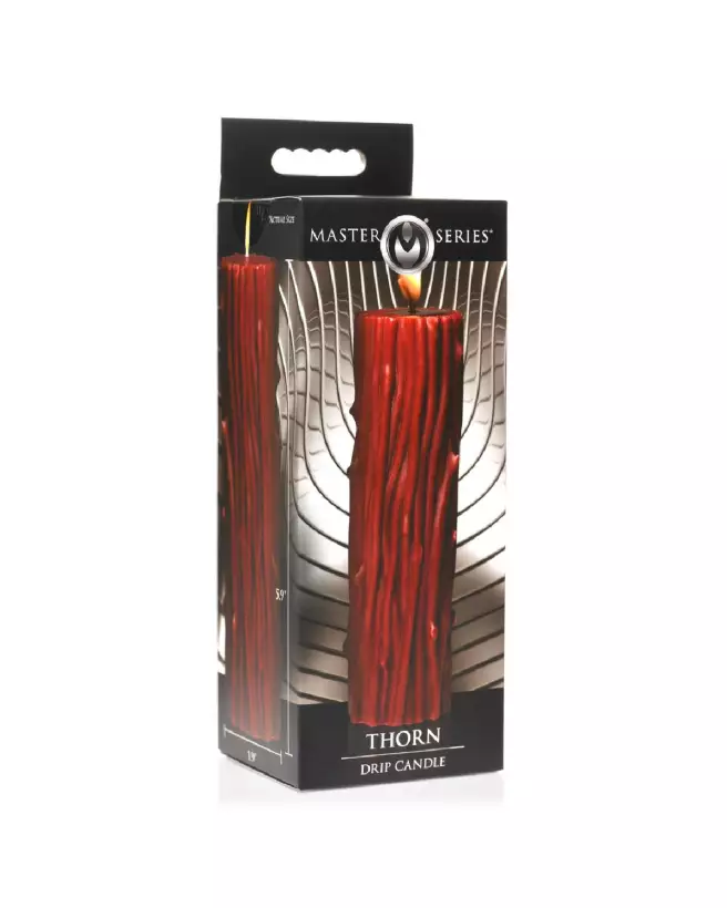 Image de la Bougie Basse Température Thorn Drip par XR Brands pour jeux sensuels-2