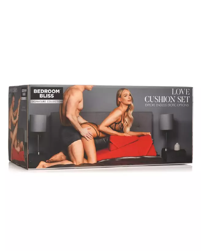 Image du Love Cushion Set Rouge par XR Brands, coussin érotique pour confort et plaisir-2