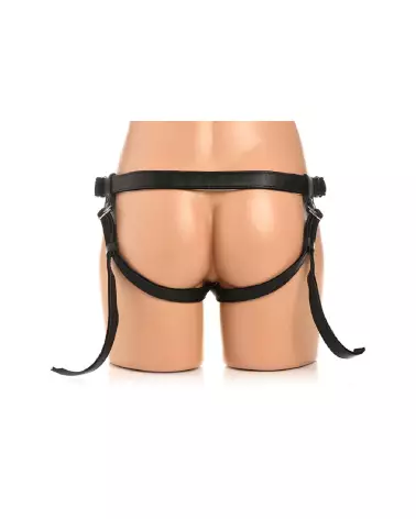 Harnais Velvet Kiss Strap-On noir par XR Brands pour jeux de rôle et plaisir-3